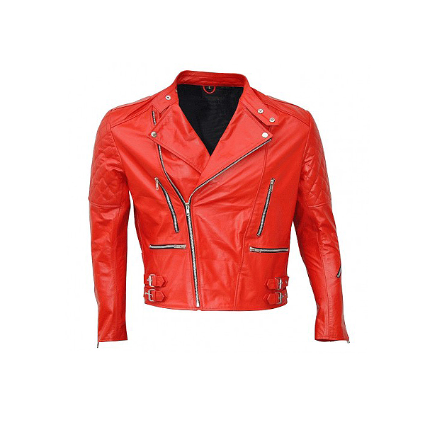 Motorbike Leather Jackets Gents | SL-M-801