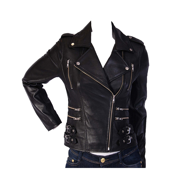 Motorbike Leather Jackets Ladies | SL-M-903