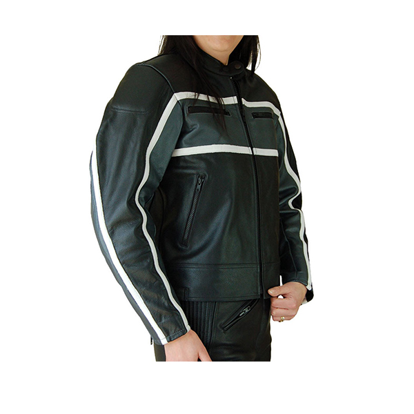 Motorbike Leather Jackets Ladies | SL-M-909