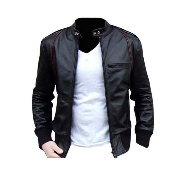 Motorbike Punching Leather Jackets | SL-M-1004