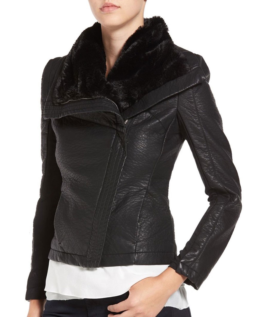 Women Shearling Fashion Jackets | SL-WF-406